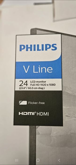 Kit Monitor Philips 23,8"  + Tastatura Wireless