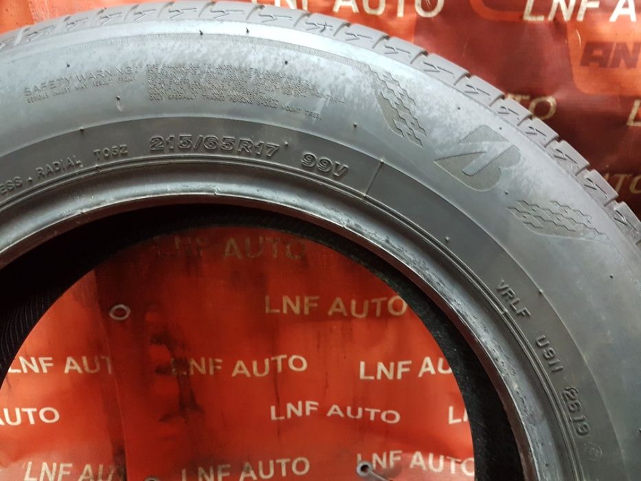 Anvelope de VARA - 215/65/17 - BRIDGESTONE - 6.89 MM - DOT 2619 !