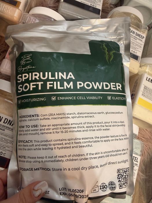 Masca de fațǎ peel off cu spirulina la 1kg