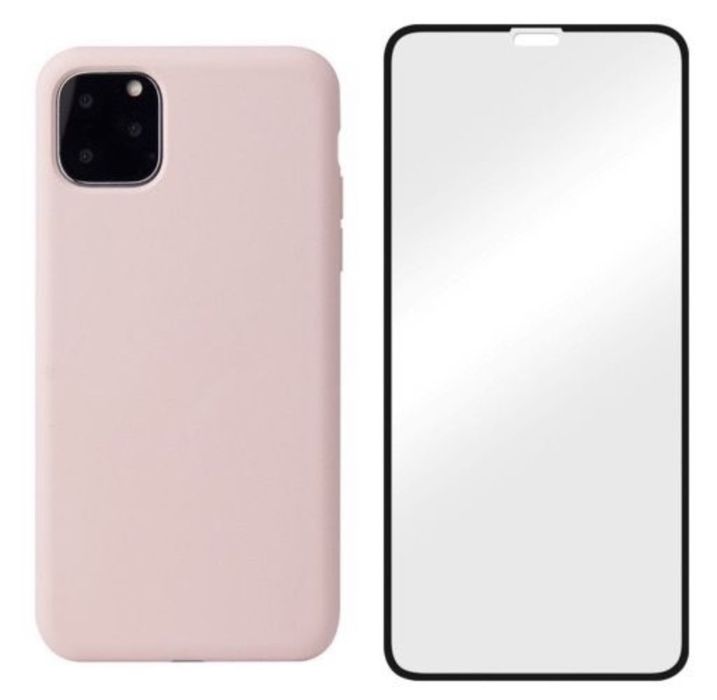 Iphone 12/13/14/15 PRO Husa Guardian Silicon Catifea +Folie Sticla 21D