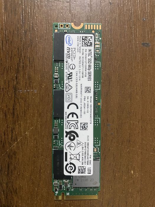 SSD Intel Ssdpeknm010tb 1 Tb