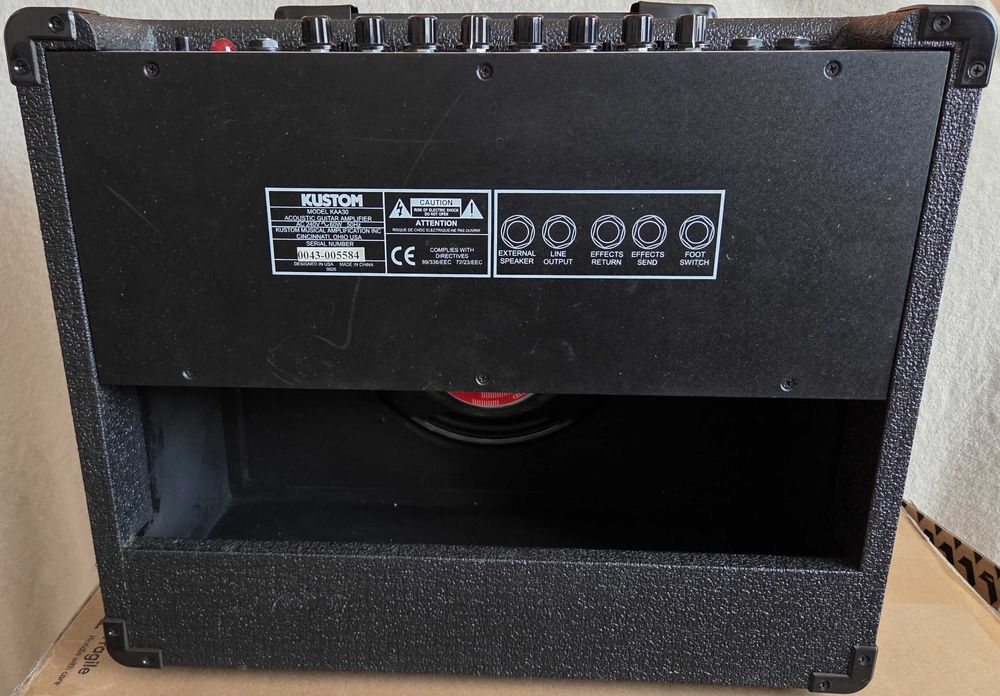 Amplificator chitară acustică Kustom KAA30 – 30W MOSFET