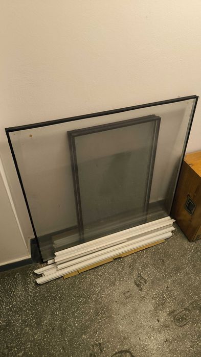 Sticlă/geam termopan (dublu) - 1buc 52cm x 91.5cm, 103.5cm x 101.5cm