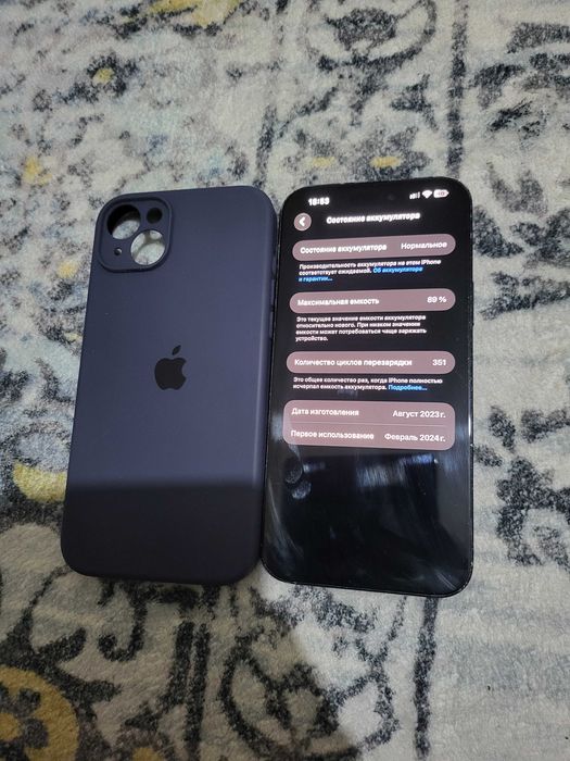iPhone 15 Plus 128gb 89% аккумулятора