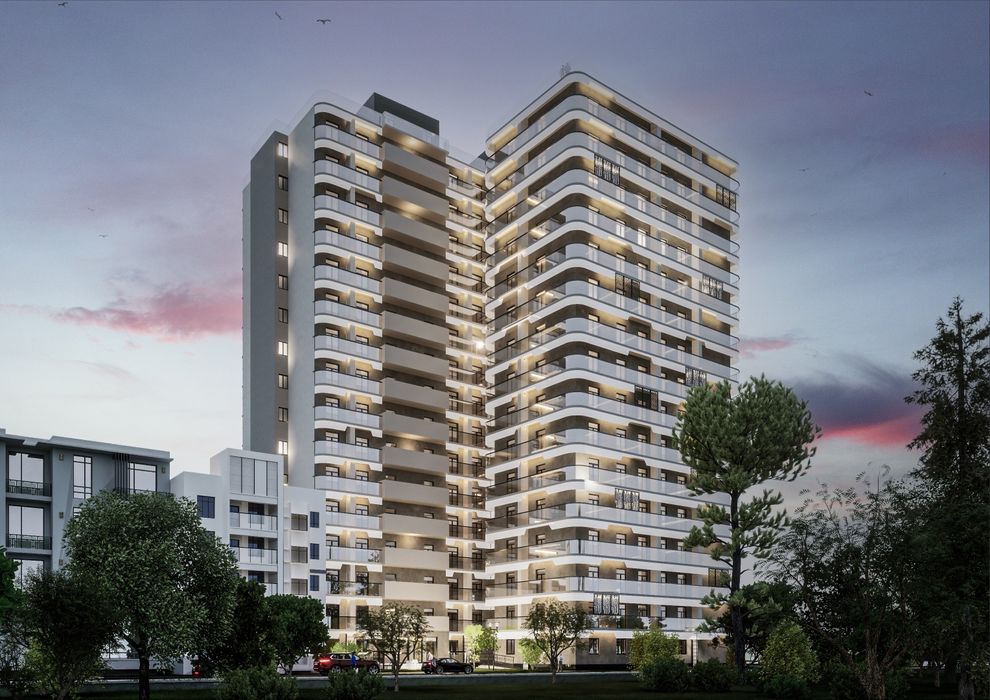 Новостройка Sunrise готовая квартира к заселению 1 комнатная студия