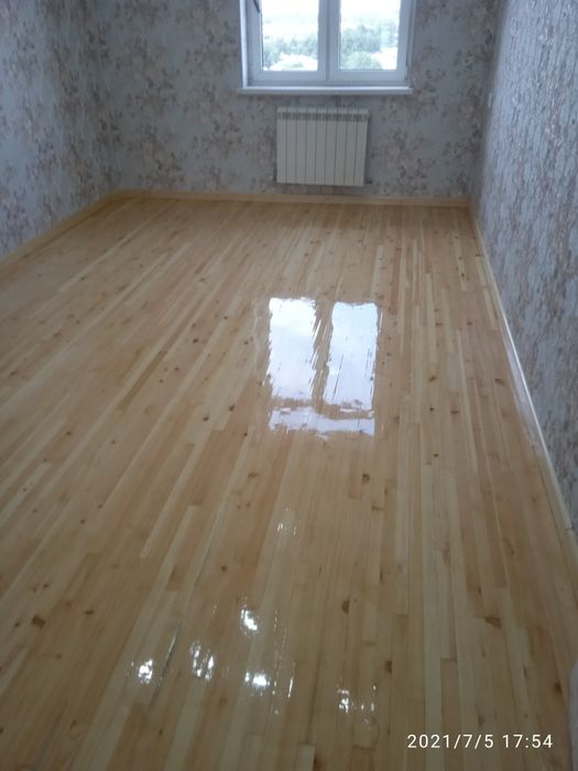 Шлифовка палировка палубной пол паркет лакировка реставратся укладка