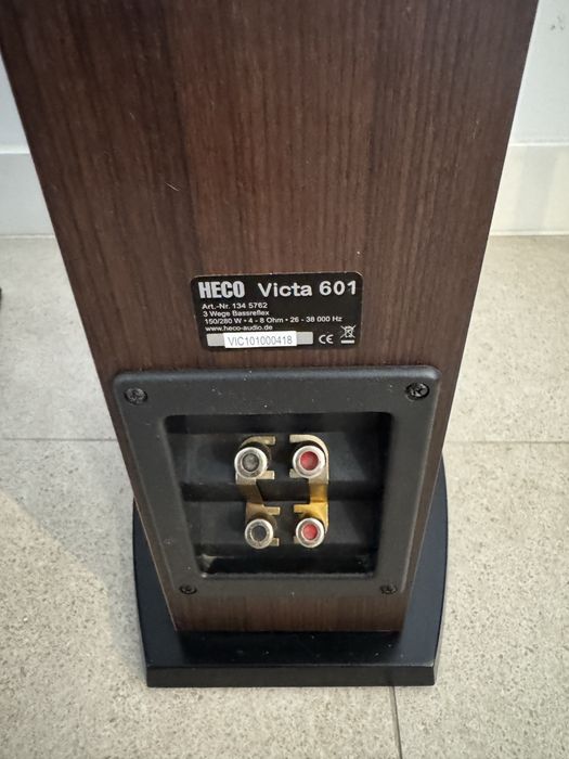 Heco Victa 601 Espresso – Boxe de podea – Stare foarte bună