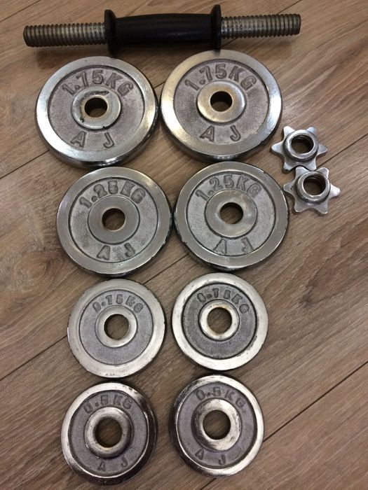 Гантели разборные хромированные