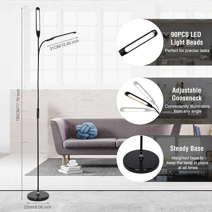 Подова лампа с  дистанционно управление  Zanflare 9 W LED светлина