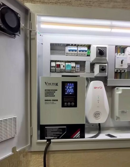 Установка зарядного устройства 7 кв ~ 20kw для электромобиля
