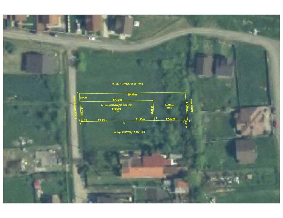 Teren intravilan Sacalaz direct de la proprietar in vatra veche 1223m