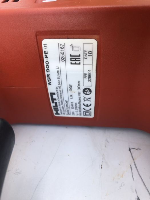 hilti wsr 900 pe 01 2018 taietor pendular carcasa animal macelar