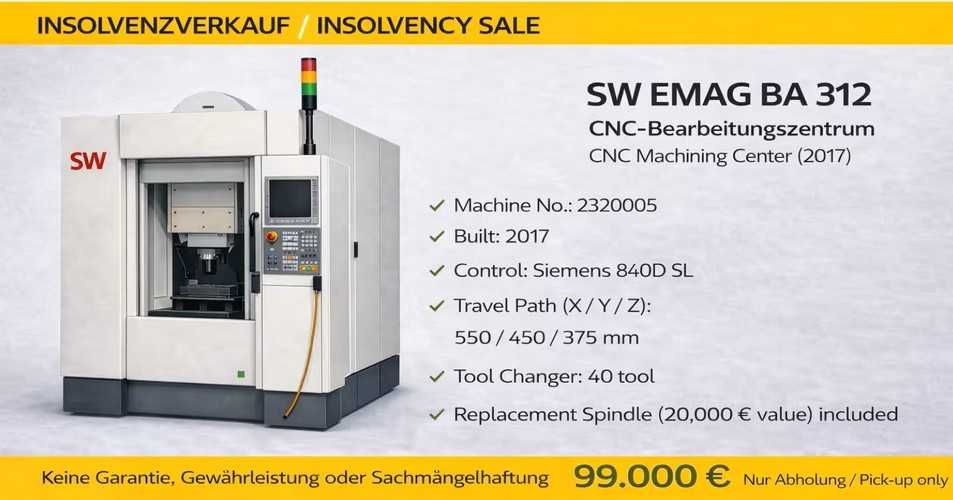 -10%- 3 броя CNC обработващ център