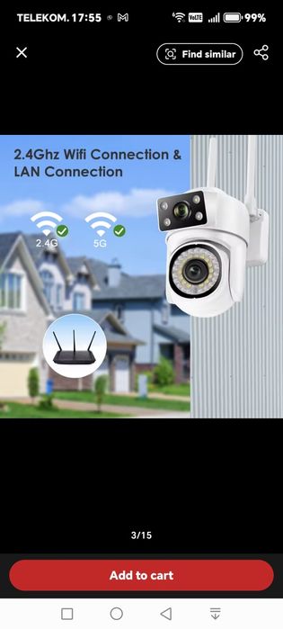 Camera Wifi dual