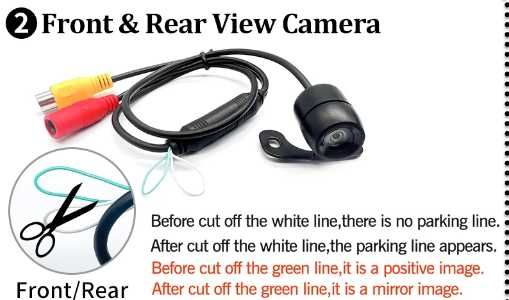 Camera Video Auto Fata Spare Car Front Rear