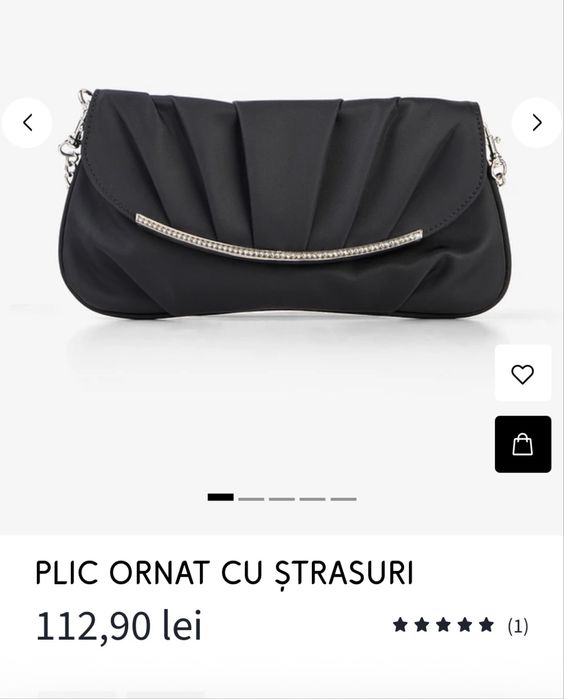 Geanta eleganta cu strasuri