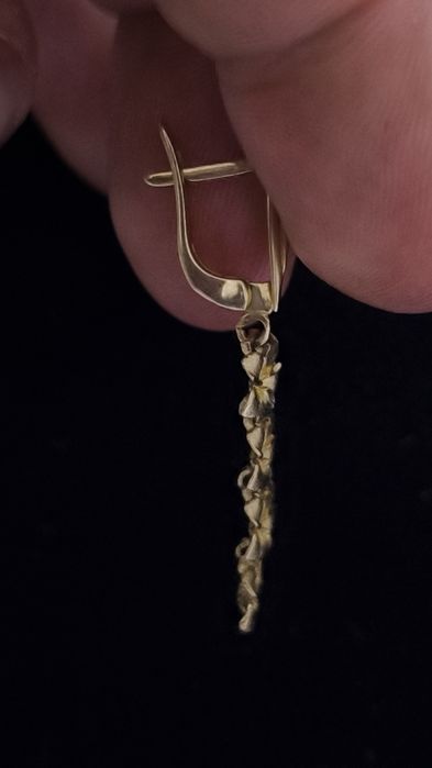 Серьги из жёлтого золота