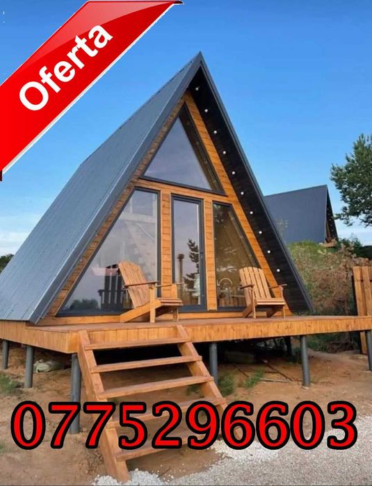 Construim case modulare pe structura metalica, constructii moderne