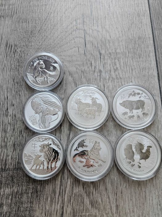1 оз и 1 кг Сребърна монета австралийска кукабура от 1995 до 2024г