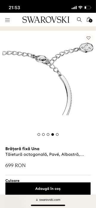 Vand bratara swarovski