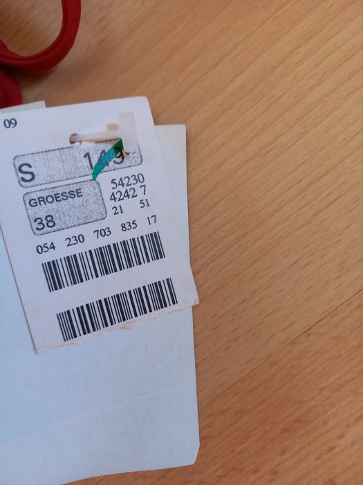 Цял бански,нов,38 номер,ЧЕРВЕН