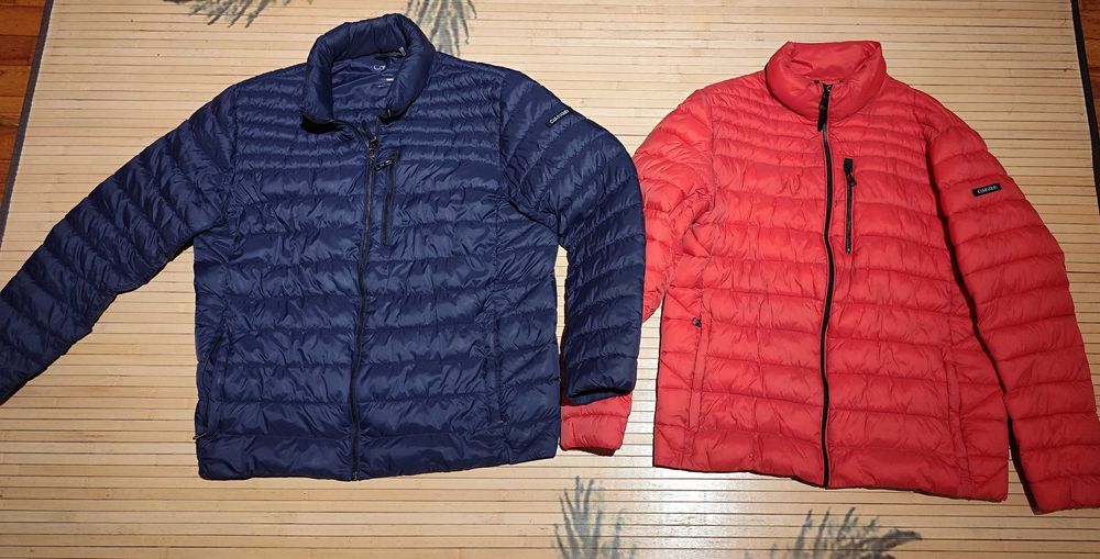 Geaca Calvin Klein noua marime L bleu sau orange din US