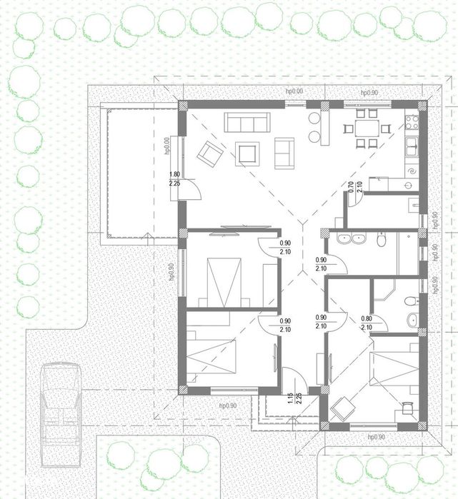 CASA 4 Camere-PARTER-Eficienta Energetic!