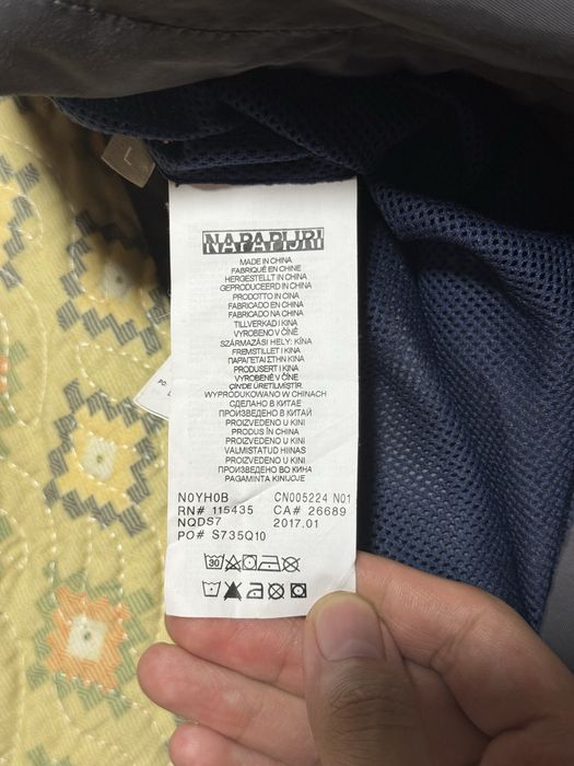 Серая napapijri anorak
