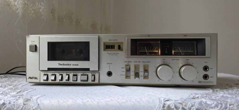 Technics RS-M205 – deck cassette vintage Made in Japan