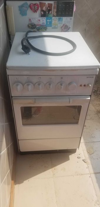 Печка и фризер горение