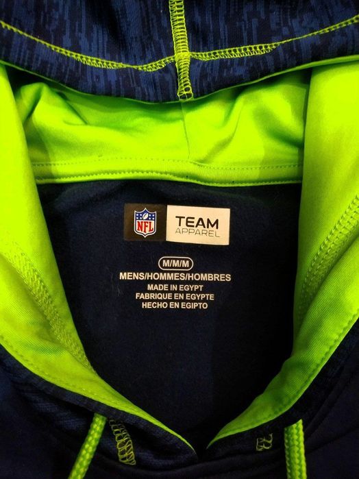 Из США мужская толстовка, с капюшоном Seattle Seahawks