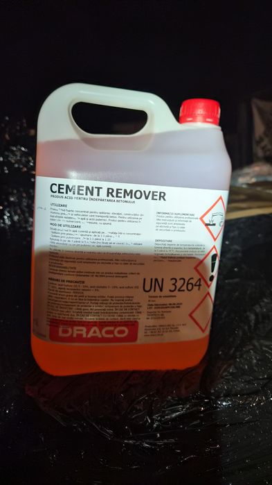 Vindem solutie curatat ciment de pe suprafete.Acid curatat beton.22kg