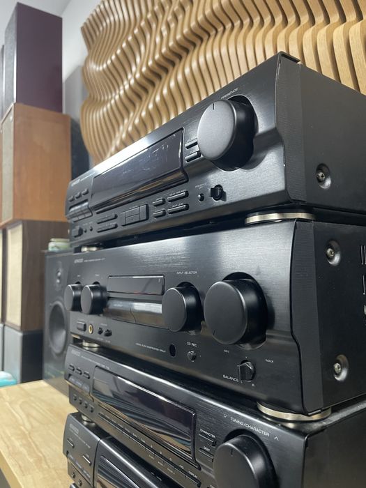 Linie kenwood amplificator a-77 egalizator ge-760 cd dp-m87 deck x 87