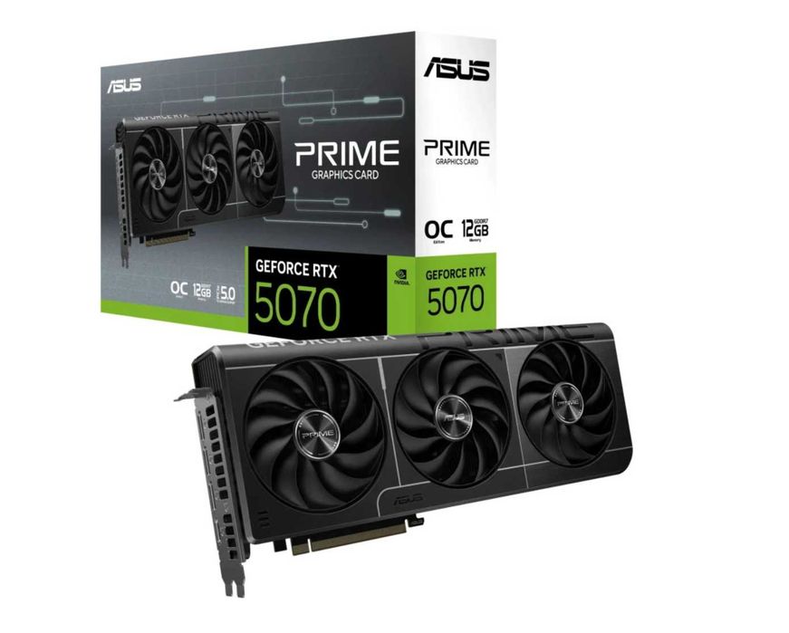 Vand RTX 5070 ASUS GeForce PRIME OC 12GB GDDR7 192-bit DLSS 4.0 (garantie 36 luni)