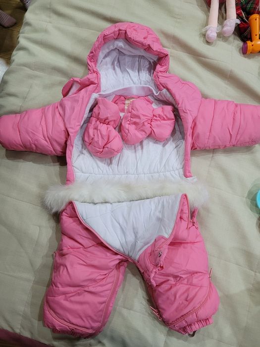 Комбенизон зимний, для девочки