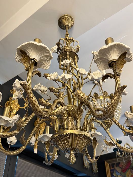 Candelabru din bronz masiv