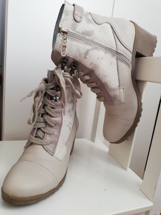 Дамски боти GABINA - естествена кожа - 37 номер