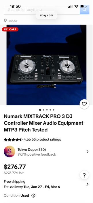 Mixer controller DJ numark pro 3 NOU