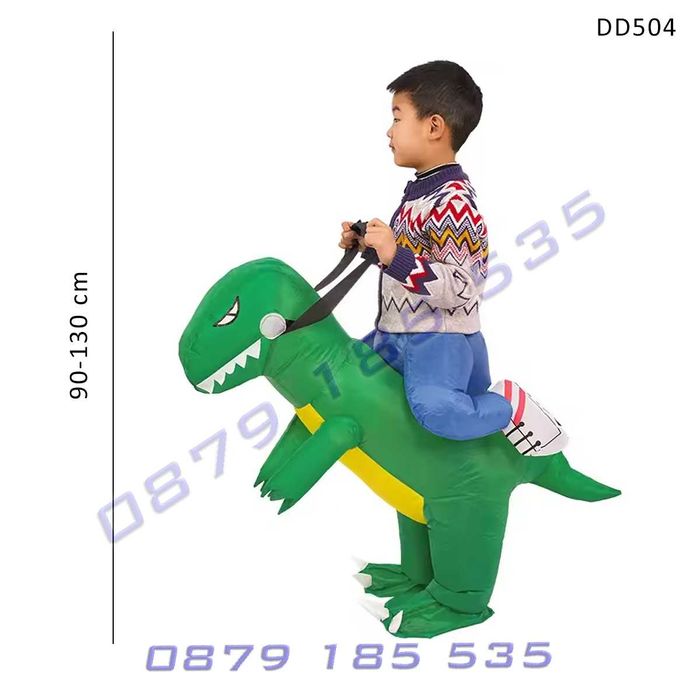 Надуваем парти костюм Яздя динозавър тирекс аниматор рожден ден детски