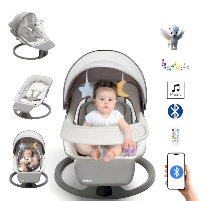 Шезлонг PEGAS Deluxe-multi-swing до 12 кг