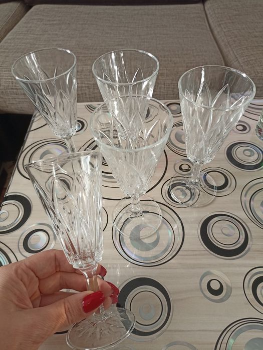 Кристални чаши за шампанско