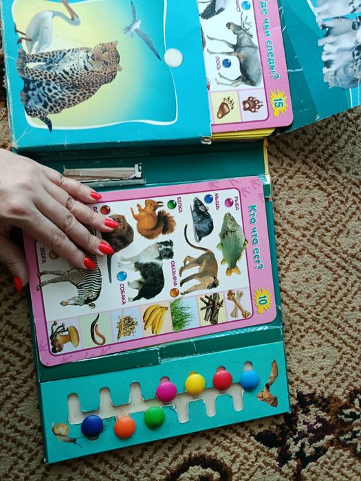 Книга развивающая обучающая для детей от 2 до 6 лет.