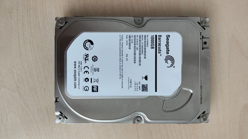 Жёсткий диск 1 террабайт