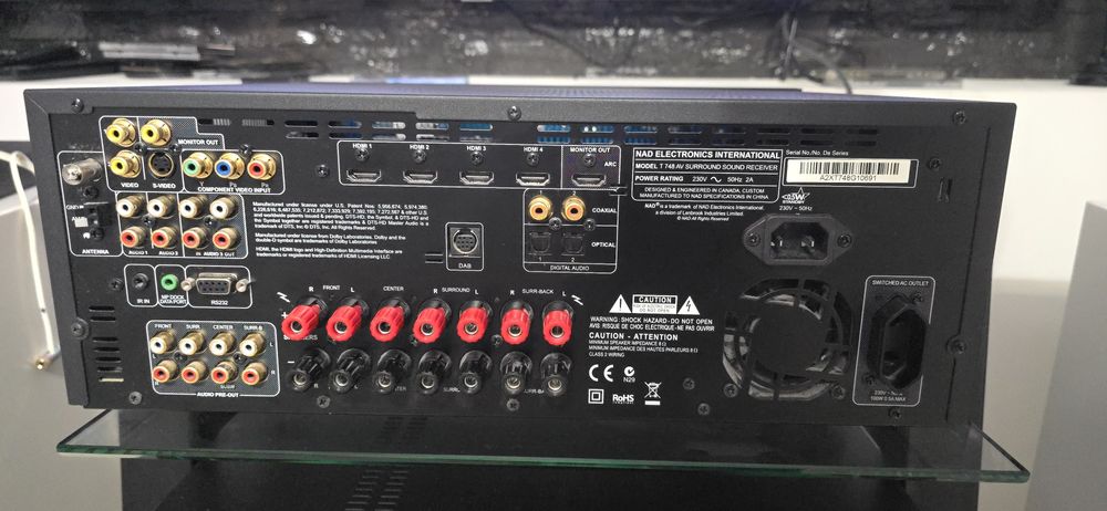 Receiver 7.1 NAD T748 Hdmi ARC la cutie