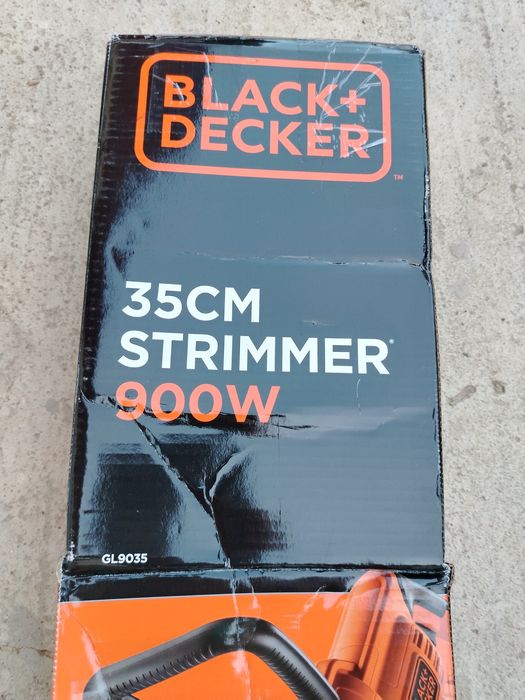 Trimmer Black+Decker cu lățime de tăiere mare 35 cm, nou
