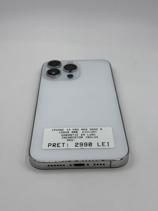 Iphone 14 Pro Max 128GB 100% Garantie 24 Luni - zonemag.ro