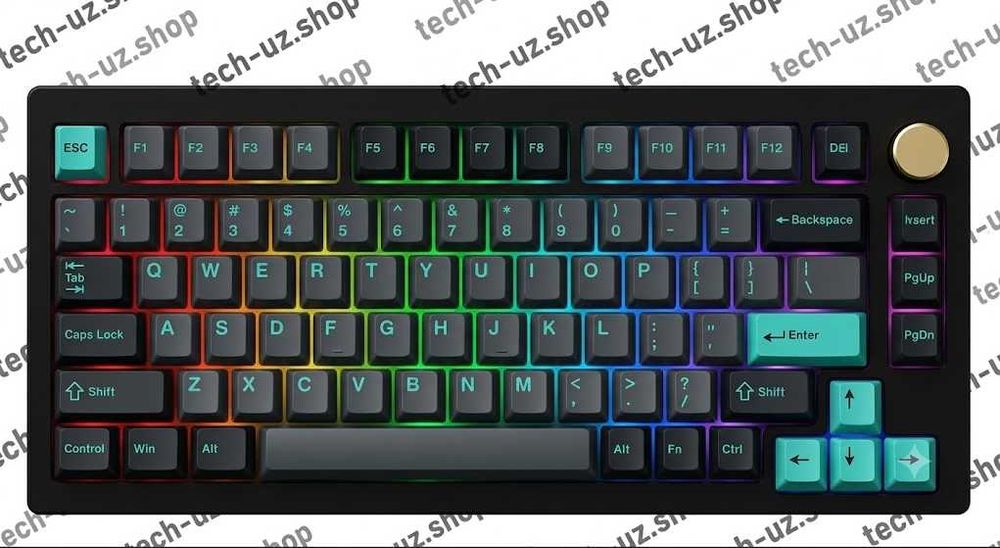 VGN N75 Pro Gray Blue, VaporWave Switch, RGB, Hot-Swap