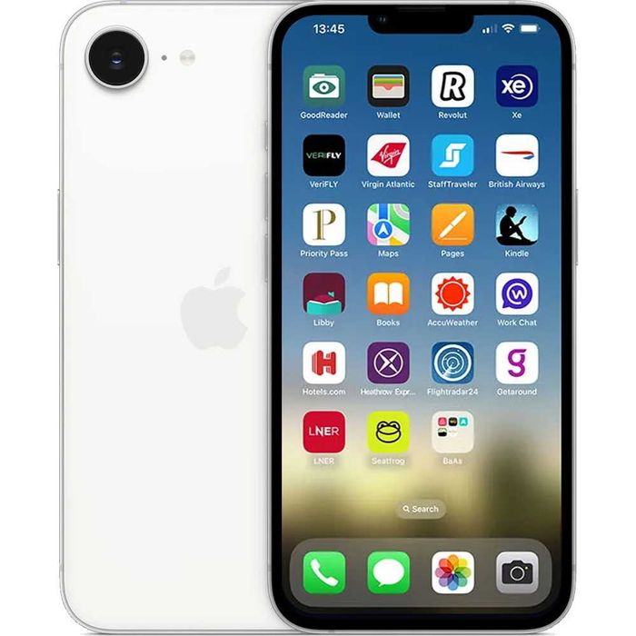 Смартфон Apple iPhone 16 Е, 256GB, 5G, бял