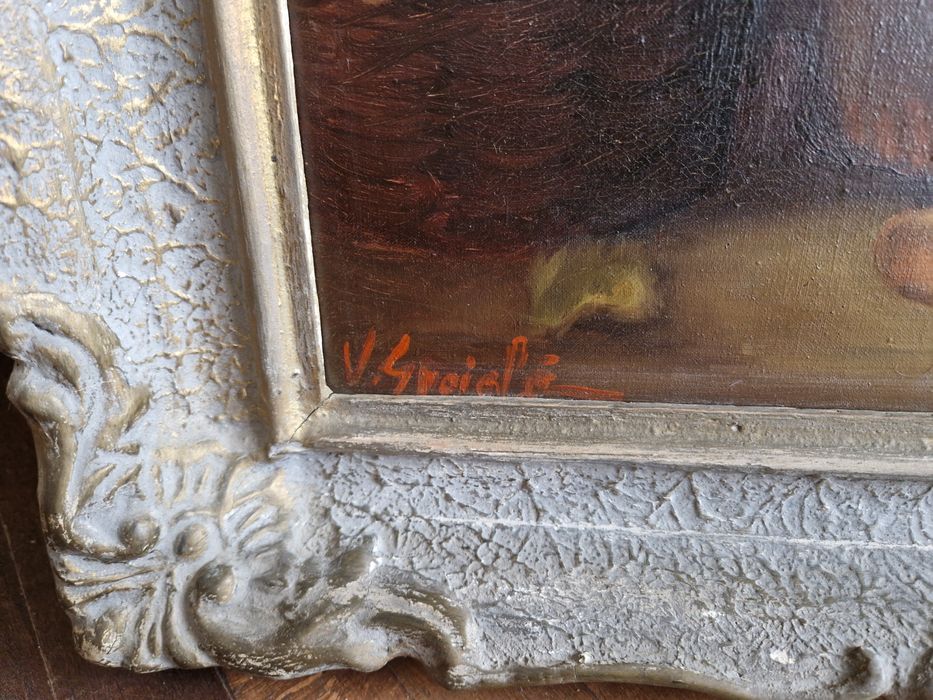 Vand tablou vechi ulei pe panza