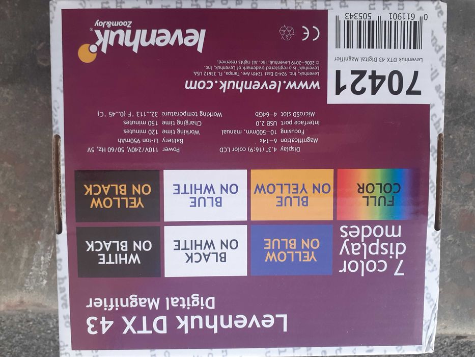 Lupa digitala Levenhuk-6x,8,x10x,14x